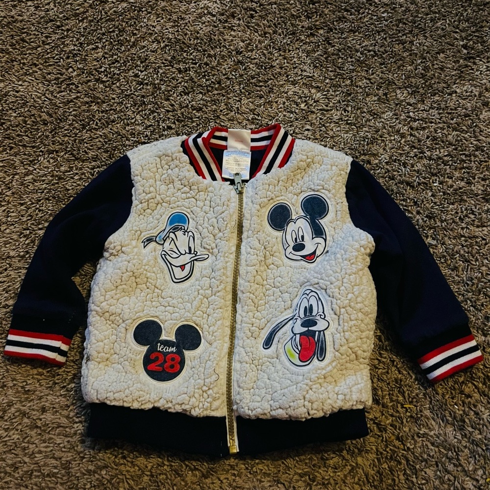 Kids Mickey Mouse Jacket  Size 2T